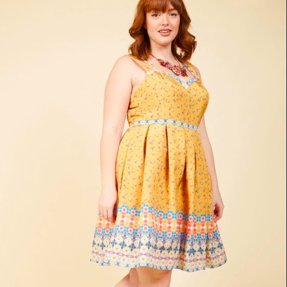 ModCloth Fit & Flare Dress - Picture 2 of 13